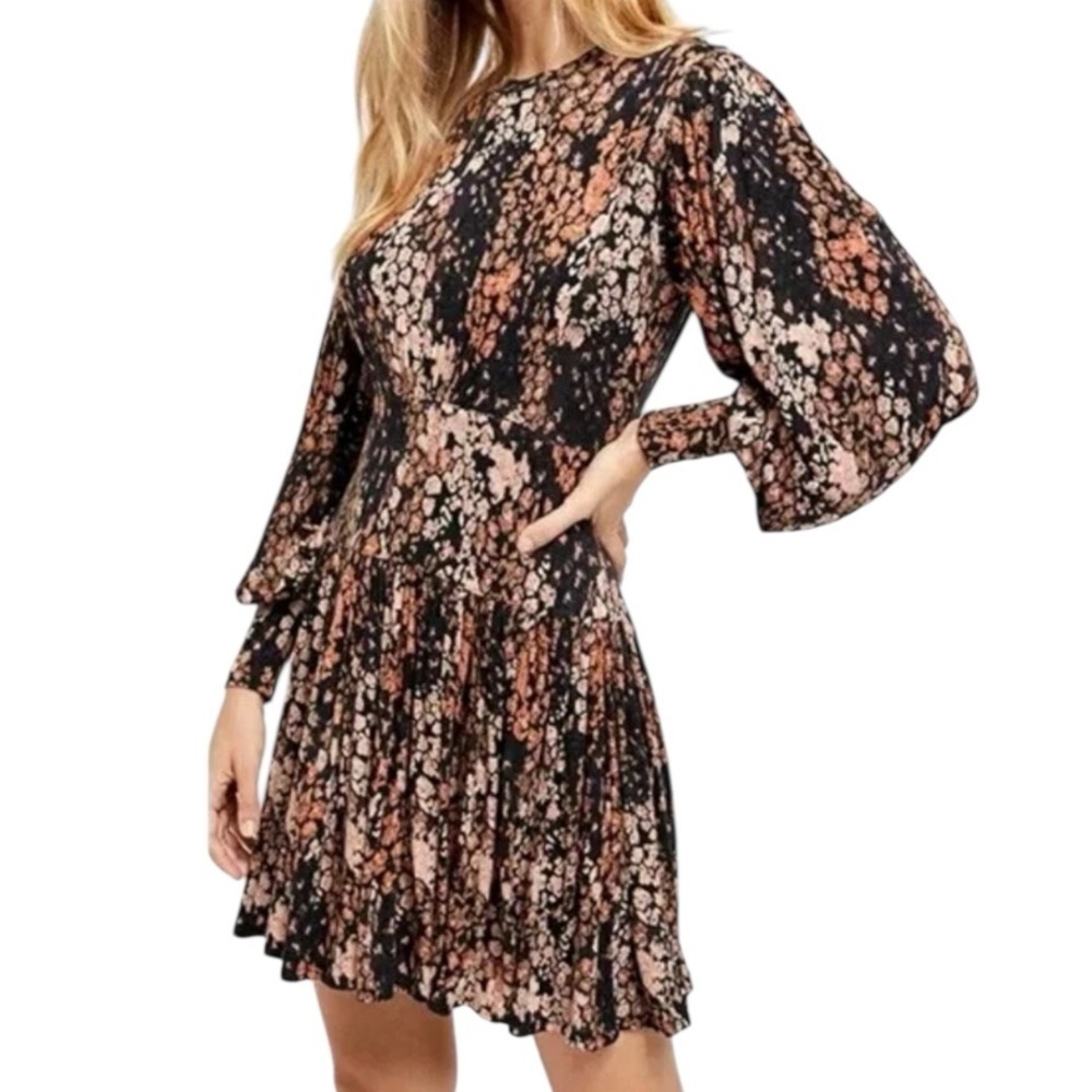 Free People Women's Heartbeats Mini Dress Floral Small